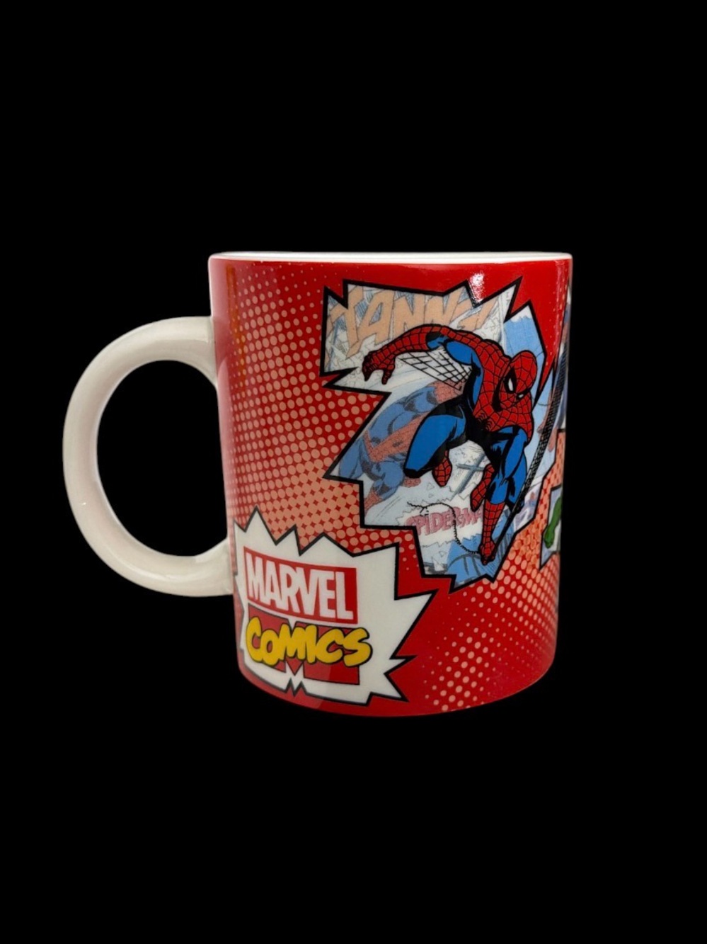 Marvel Red Spider-Man Comic Strip Mug